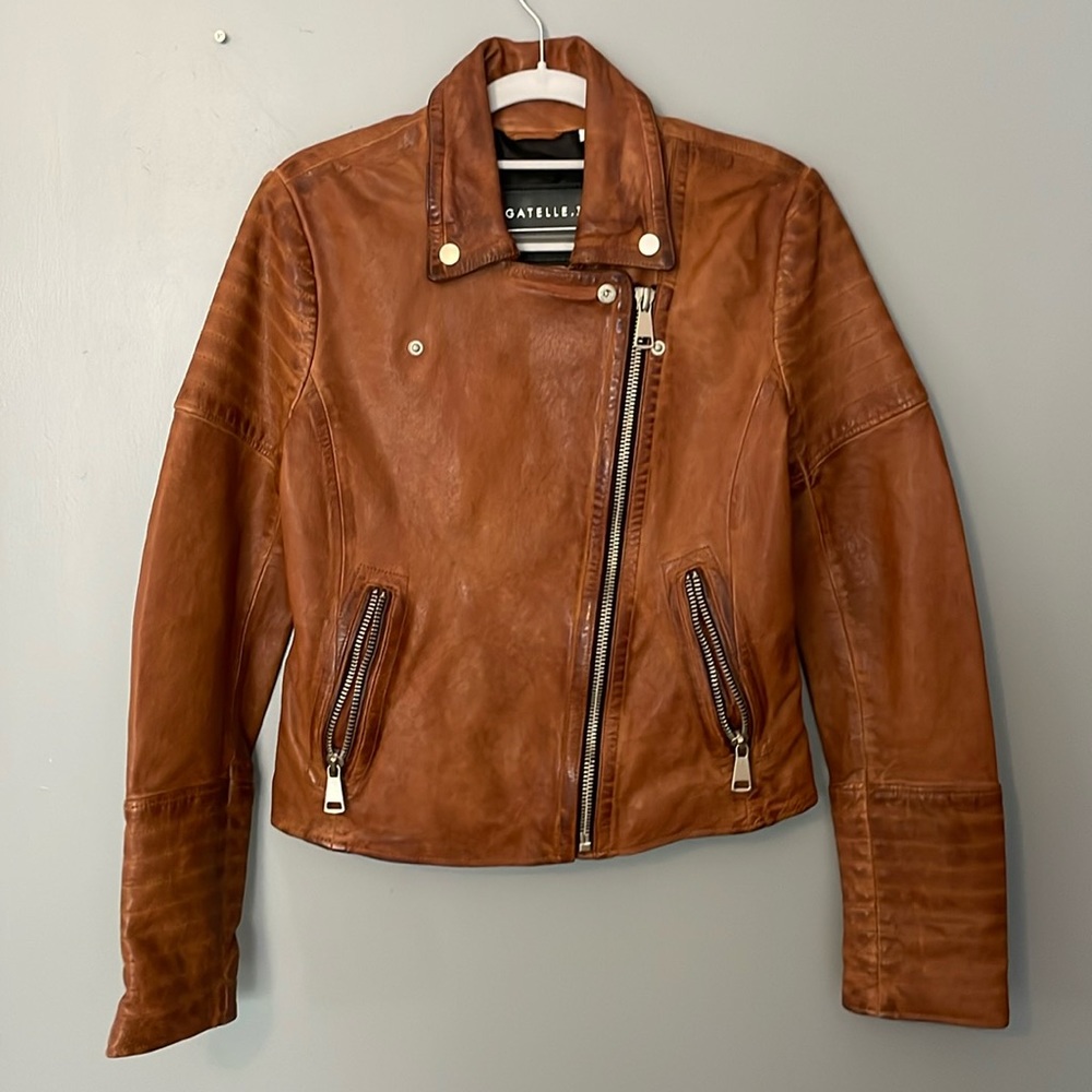 Genuine Leather Moto Jacket